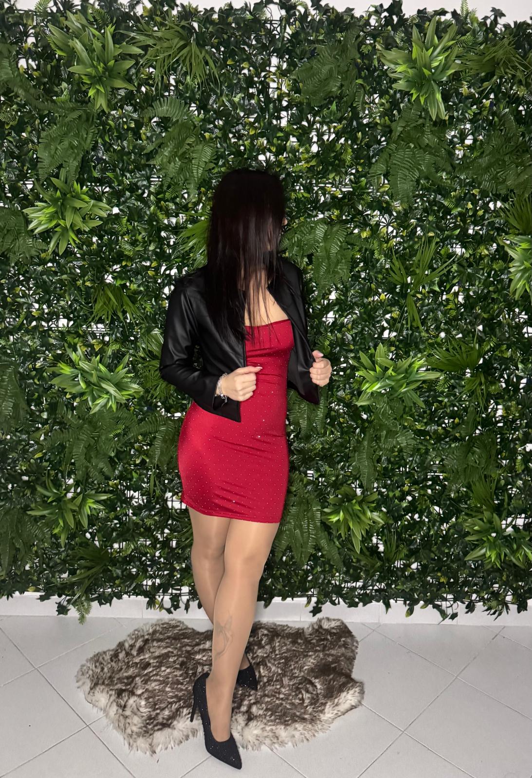 VESTITO REBEL ROSSO
